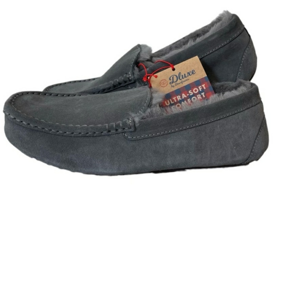 MEN'S GREY SLIPPERS